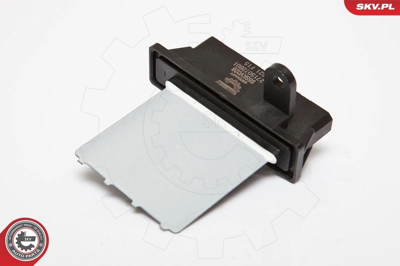 Resistor, interior blower